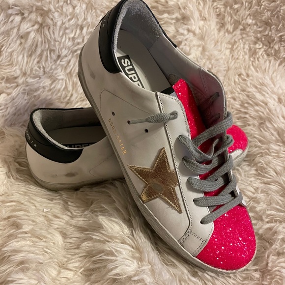 Golden Goose Shoes - Golden Goose Deluxe SUPERSTAR sparkle glitter
